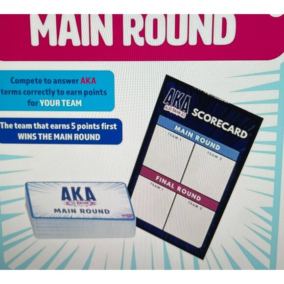 AKA Also Known As Party Game For Ages 12+ By Endless Games - Picture 4 of 7